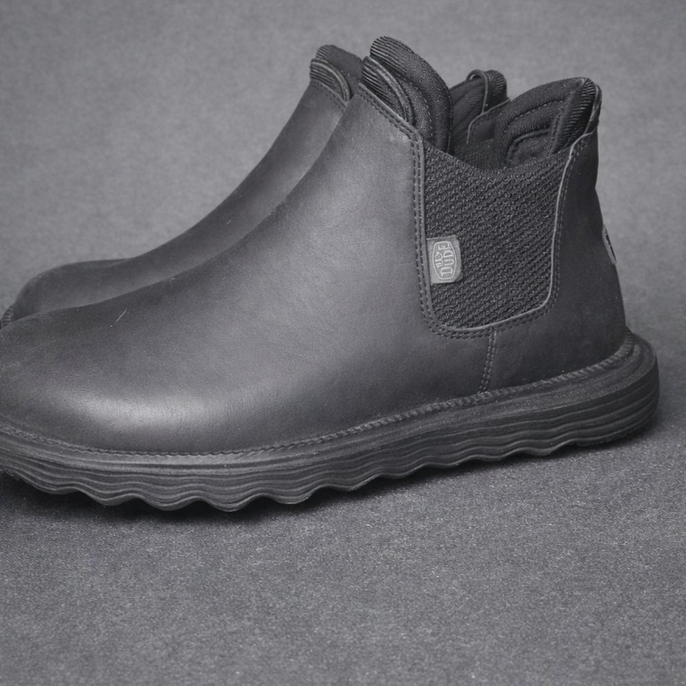 Women's Black Slip-On Shoes